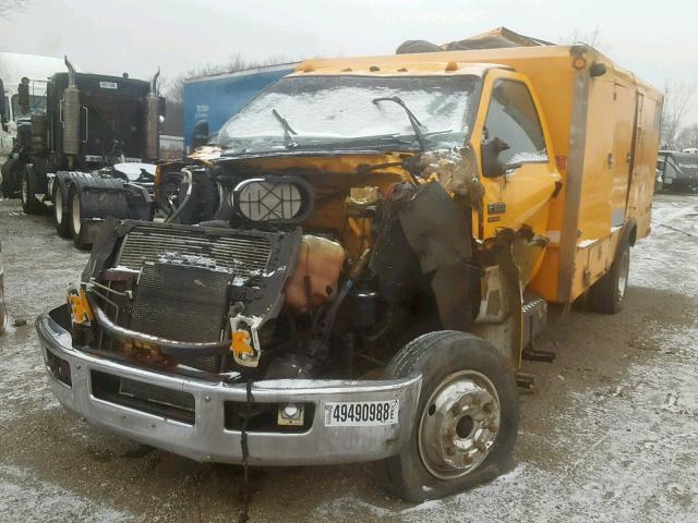 3FRNF65B38V574406 - 2008 FORD F650 SUPER YELLOW photo 2