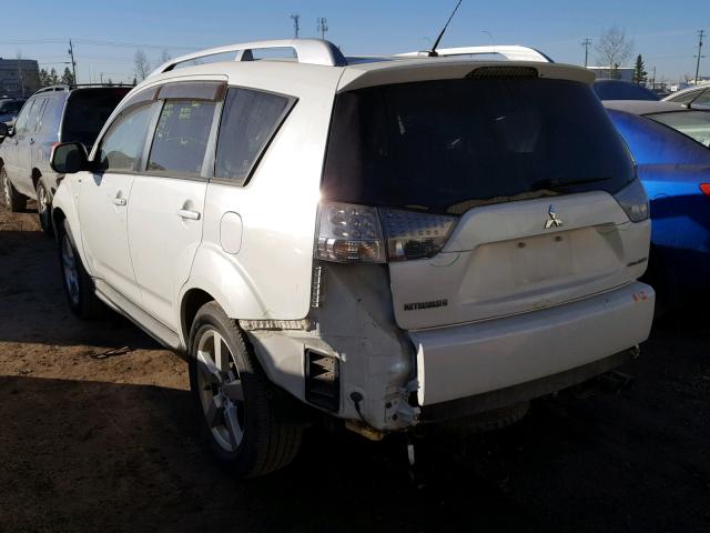 JA4MT41XX9Z602645 - 2009 MITSUBISHI OUTLANDER WHITE photo 3