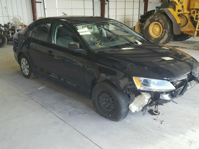 3VW2K7AJ1EM273954 - 2014 VOLKSWAGEN JETTA BASE Սև լուսանկար 1