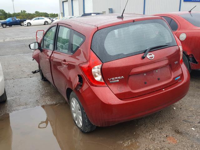 3N1CE2CP1GL363037 - 2016 NISSAN VERSA NOTE BURGUNDY photo 3