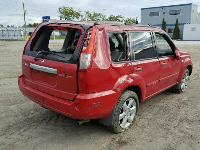 JN8BT08V16W211363 - 2006 NISSAN X-TRAIL XE RED photo 4