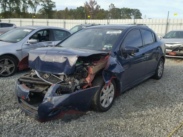 3N1AB6AP4CL635259 - 2012 NISSAN SENTRA 2.0 BLUE photo 2