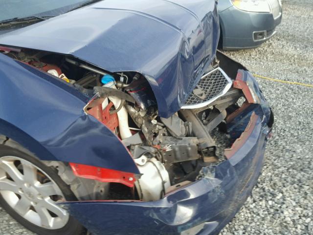 3N1AB6AP4CL635259 - 2012 NISSAN SENTRA 2.0 BLUE photo 9