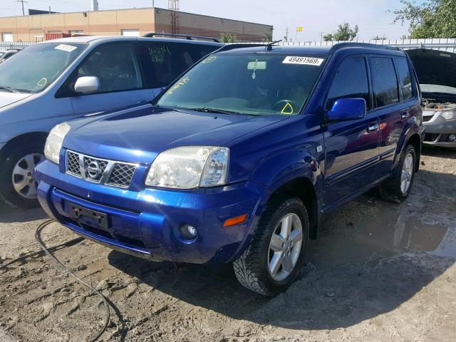 JN8BT08V75W103523 - 2005 NISSAN X-TRAIL XE BLUE photo 2