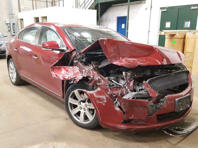 1G4GC5ED9BF227214 - 2011 BUICK LACROSSE C RED photo 1