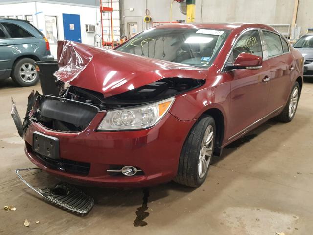 1G4GC5ED9BF227214 - 2011 BUICK LACROSSE C RED photo 2