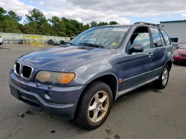 5UXFA53593LV99946 - 2003 BMW X5 3.0I GRAY photo 2