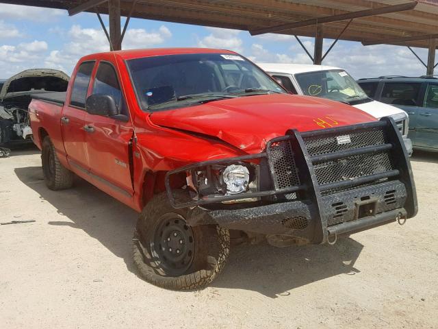 1D7HU18278J230441 - 2008 DODGE RAM 1500 S RED photo 1