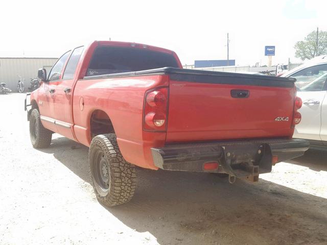 1D7HU18278J230441 - 2008 DODGE RAM 1500 S RED photo 3