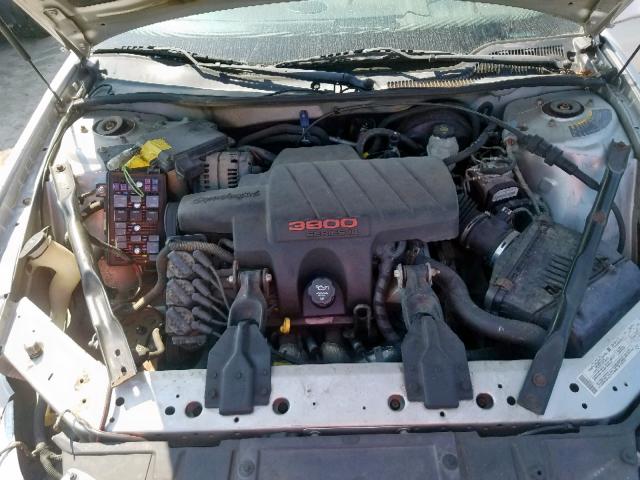 2G2WR524641330074 - 2004 PONTIAC GRAND PRIX SILVER photo 7