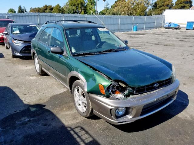 JF1GG68593H807951 - 2003 SUBARU IMPREZA OU GREEN photo 1