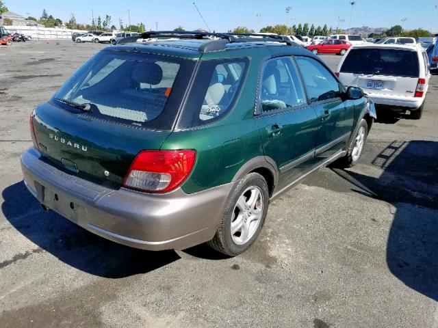 JF1GG68593H807951 - 2003 SUBARU IMPREZA OU GREEN photo 4