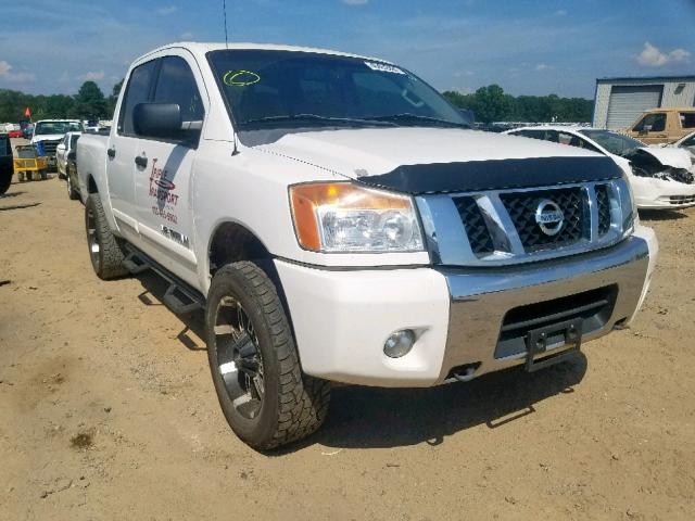 1N6BA0EC6CN303216 - 2012 NISSAN TITAN S WHITE photo 1