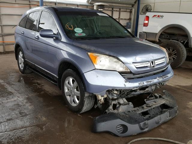 JHLRE38787C041919 - 2007 HONDA CR-V EXL BLUE photo 1