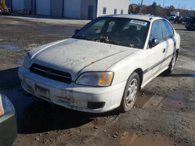 4S3BE6356Y7216409 - 2000 SUBARU LEGACY L WHITE photo 2