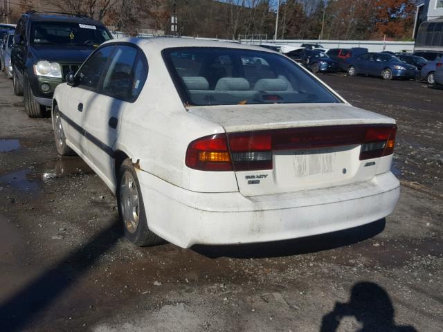 4S3BE6356Y7216409 - 2000 SUBARU LEGACY L WHITE photo 3