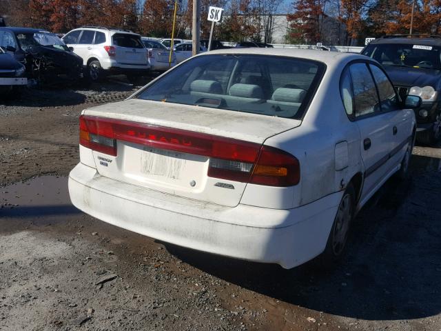 4S3BE6356Y7216409 - 2000 SUBARU LEGACY L WHITE photo 4