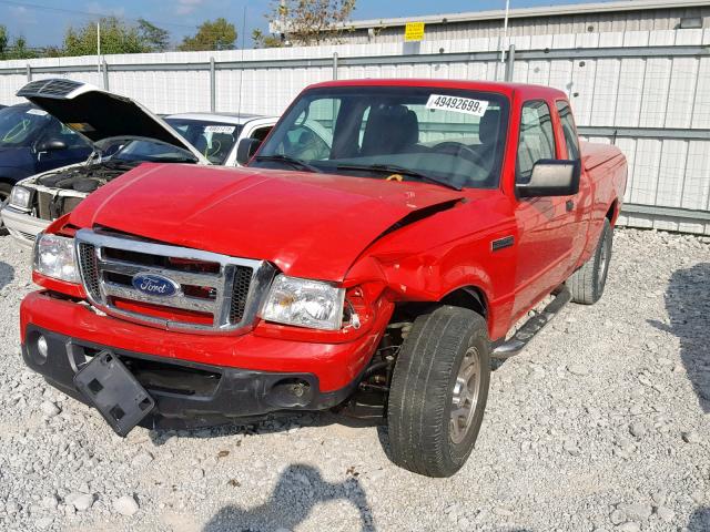 1FTLR4FE7BPB14679 - 2011 FORD RANGER SUP RED photo 2