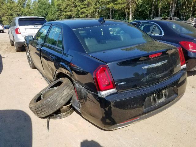 2C3CCAGG8HH591557 - 2017 CHRYSLER 300 S BLACK photo 3