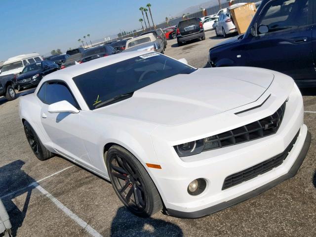 2G1FS1EW1D9163901 - 2013 CHEVROLET CAMARO SS WHITE photo 1