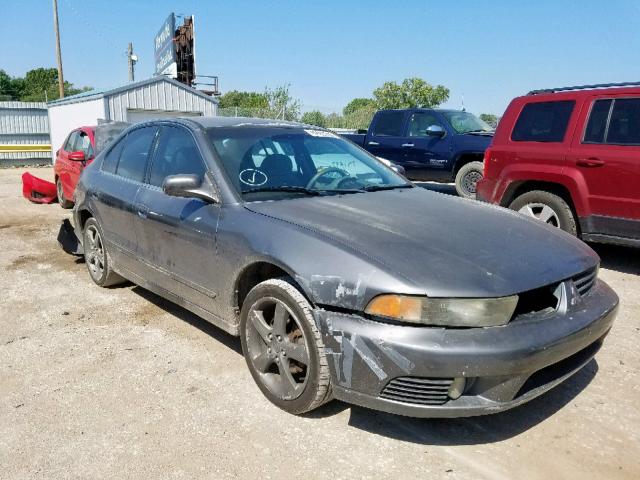 4A3AA46G22E028978 - 2002 MITSUBISHI GALANT ES GRAY photo 1