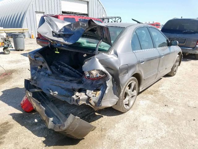 4A3AA46G22E028978 - 2002 MITSUBISHI GALANT ES GRAY photo 4