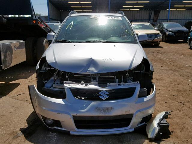 JS2YB417685100477 - 2008 SUZUKI SX4 TOURIN SILVER photo 9