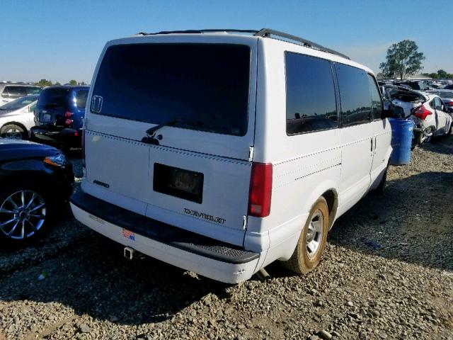 1GNDM19W01B128223 - 2001 CHEVROLET ASTRO WHITE photo 4