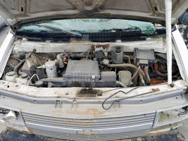 1GCDM19W5VB122562 - 1997 CHEVROLET ASTRO WHITE photo 7