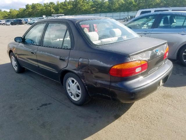 1Y1SK5289XZ408677 - 1999 CHEVROLET GEO PRIZM 黑色 照片 3
