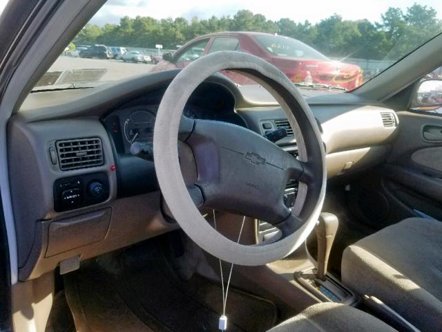 1Y1SK5289XZ408677 - 1999 CHEVROLET GEO PRIZM 黑色 照片 9