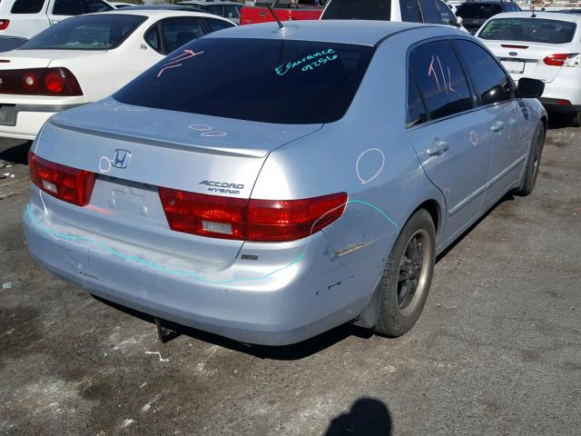 JHMCN36575C009575 - 2005 HONDA ACCORD HYB GRAY photo 4