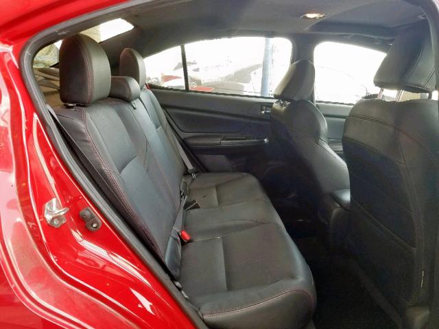 JF1VA1J61F8807445 - 2015 SUBARU WRX LIMITE RED photo 6