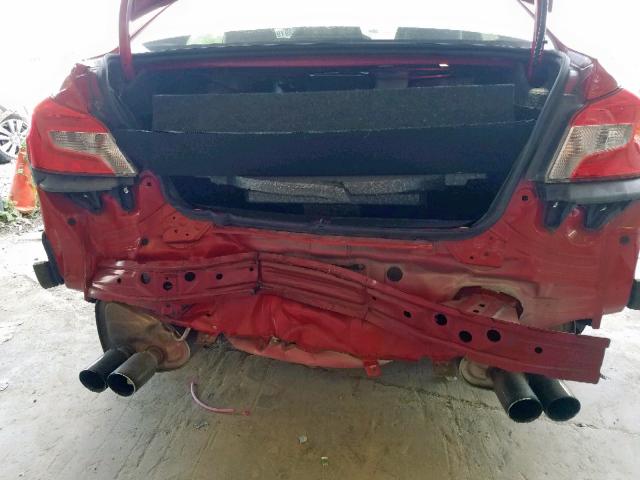 JF1VA1J61F8807445 - 2015 SUBARU WRX LIMITE RED photo 9