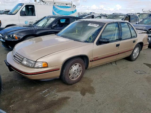 2G1WN54T4N9151037 - 1992 CHEVROLET LUMINA EUR TAN photo 2