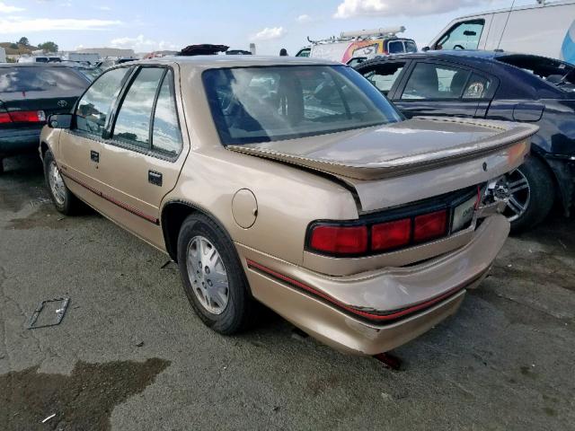 2G1WN54T4N9151037 - 1992 CHEVROLET LUMINA EUR TAN photo 3