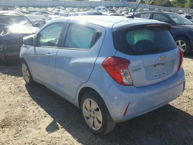 KL8CA6SA9GC607468 - 2016 CHEVROLET SPARK LS BLUE photo 3