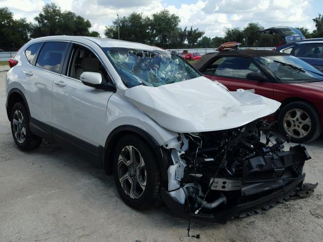 5J6RW1H83JL002275 - 2018 HONDA CR-V EXL WHITE photo 1