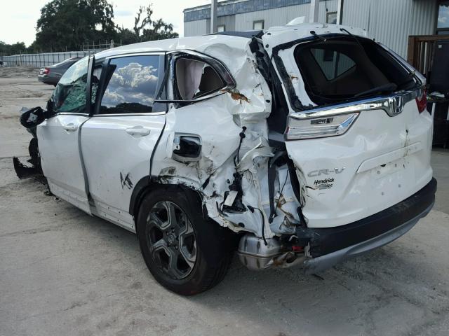 5J6RW1H83JL002275 - 2018 HONDA CR-V EXL WHITE photo 3