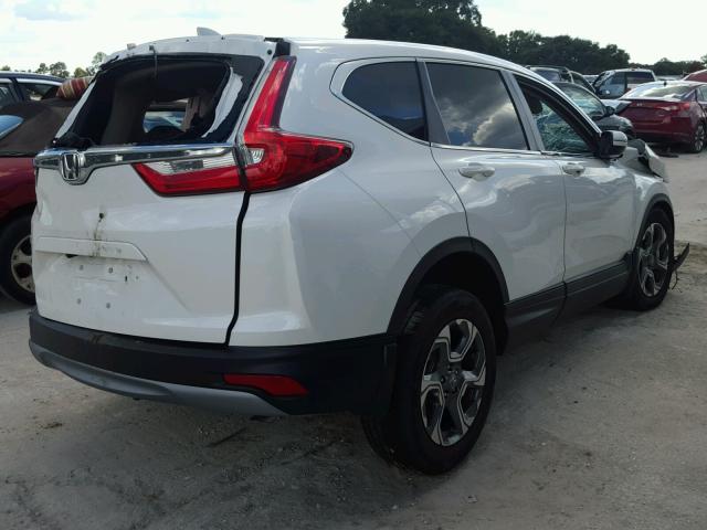 5J6RW1H83JL002275 - 2018 HONDA CR-V EXL WHITE photo 4