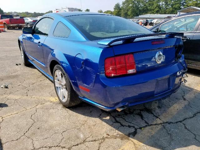 1ZVFT82HX65139306 - 2006 FORD MUSTANG GT BLUE photo 3