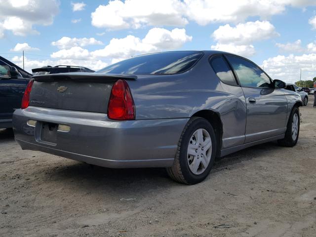 2G1WJ15K669174914 - 2006 CHEVROLET MONTE CARL GRAY photo 4