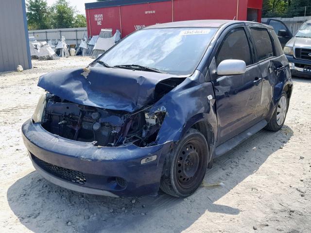 JTKKT624X40076911 - 2004 TOYOTA SCION XA BLUE photo 2