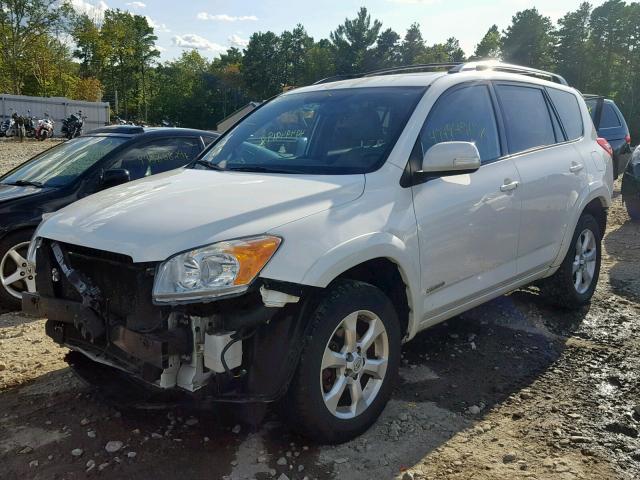 2T3BK31V09W010163 - 2009 TOYOTA RAV4 LIMIT WHITE photo 2