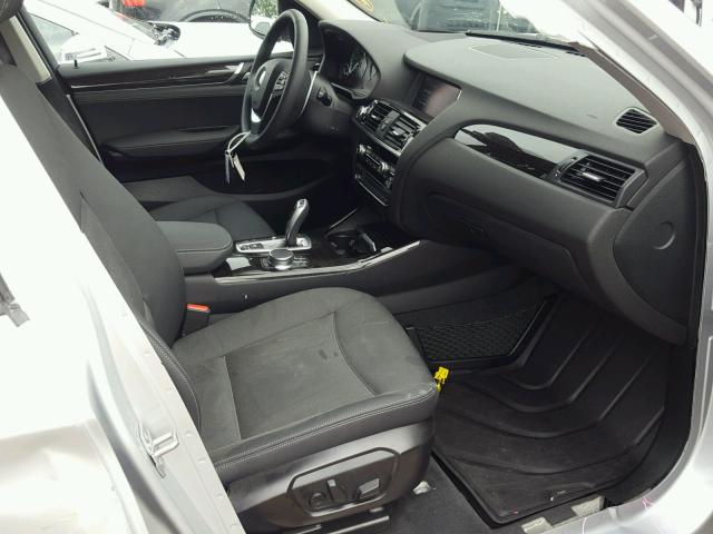 5UXWZ7C38H0V88593 - 2017 BMW X3 SDRIVE2 SILVER photo 5