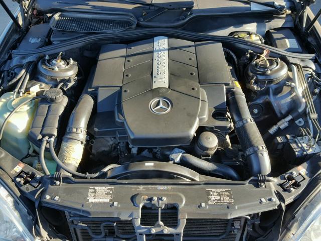 WDBNG84JX3A372591 - 2003 MERCEDES-BENZ S 500 4MAT BLACK photo 7