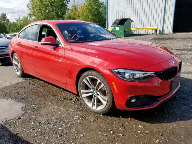 WBA4J3C51KBL08970 - 2019 BMW 430XI GRAN RED photo 1