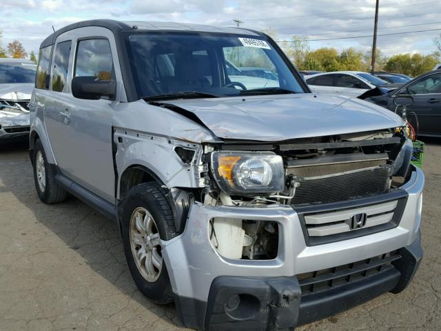 5J6YH27728L007496 - 2008 HONDA ELEMENT EX SILVER photo 1