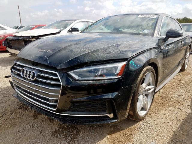 WAUUNAF50JA009396 - 2018 AUDI A5 PRESTIG BLACK photo 2