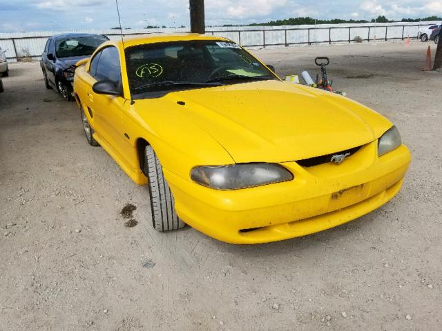 1FAFP42X5WF207406 - 1998 FORD MUSTANG GT YELLOW photo 1